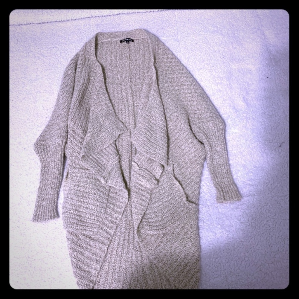 TAN CARDIGAN
